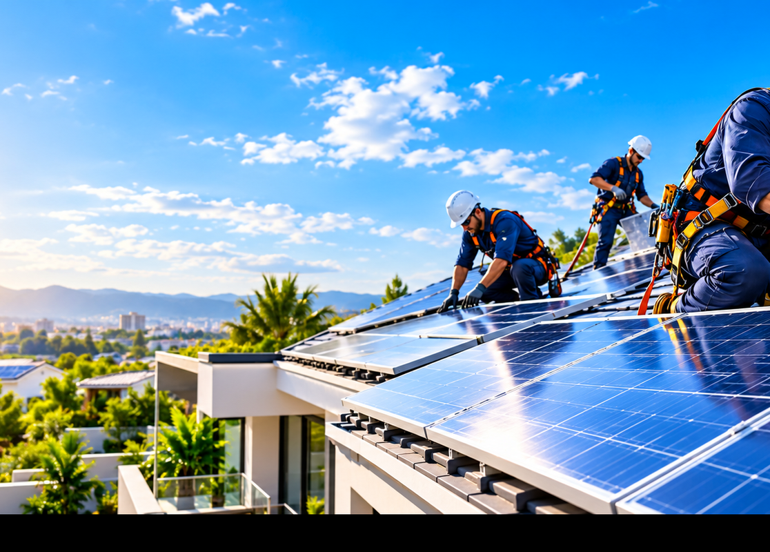 SolarClean solar home