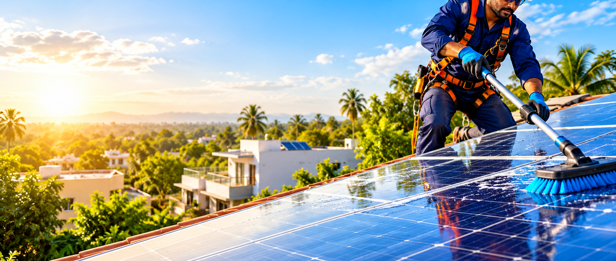 SolarClean family solar solution